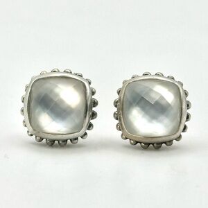 Lagos Venus Sterling Silver & White Mother Of Pearl Doublet Stud Earrings